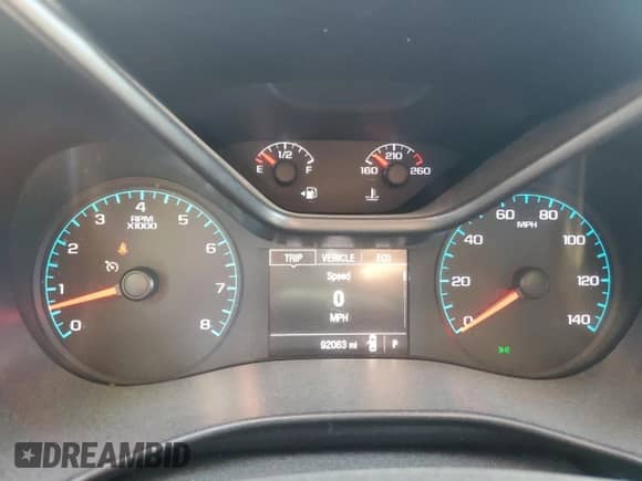 2016 Chevrolet Colorado 2WD WT with VIN 1GCGSBE3XG1383750, listed as a Copart auction lot 85695965 with 92,052 mi miles and Salvage title. Bid and sale history available at DreamBid. Image 9.