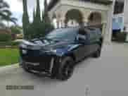 2021 Cadillac Escalade ESV Sport Platinum with VIN 1GYS4RKL8MR156162, listed as a Copart auction lot 47196475 with 89,690 mi miles and Clean title. Bid and sale history available at DreamBid. Image 2.