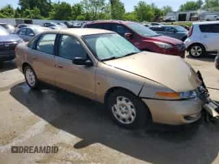 2001 Saturn LS with VIN 1G8JU52FX1Y548768, listed as a Copart auction lot 57048664 with 79,495 mi miles and Salvage title. Bid and sale history available at DreamBid. Image 4.