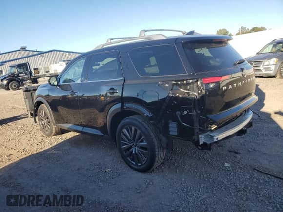 2025 Nissan Pathfinder SL with VIN 5N1DR3CD0SC219772, listed as a Copart auction lot 84439625 with 14,466 mi miles and Salvage title. Bid and sale history available at DreamBid. Image 2.