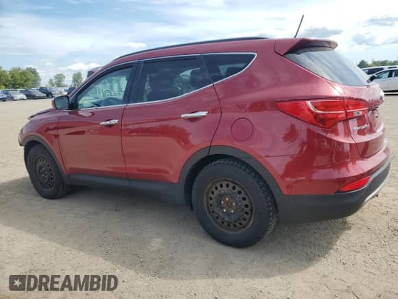 2015 Hyundai Santa Fe with VIN 5XYZUDLB6FG259885, listed as a Copart auction lot 70336925 with 129,962 mi miles and Salvage title. Bid and sale history available at DreamBid. Image 2.
