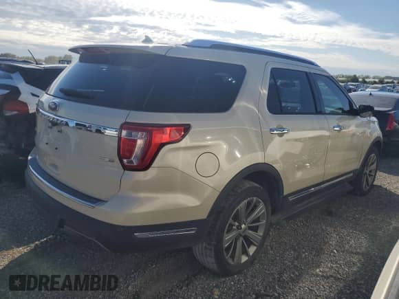 2018 Ford Explorer Limited z VIN 1FM5K8FH7JGB39204, wystawiony jako Copart lot #84937265 z przebiegiem 157 376 mil mil oraz Czysty tytuł • Clean title. Historia ofert i sprzedaży dostępna na DreamBid. Obrazek 3.