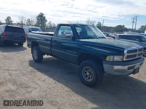 1996 Dodge 1500 with VIN 1B7HF16Y8TS612427, listed as a IAAI auction lot 41721151 with 194,870 mi miles and . Bid and sale history available at DreamBid. Image 1.