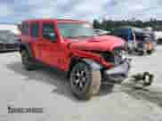 2021 Jeep Wrangler Unlimited Rubicon with VIN 1C4HJXFN5MW709473, listed as a Copart auction lot 85487315 with 38,005 mi miles and Salvage title. Bid and sale history available at DreamBid. Image 4.