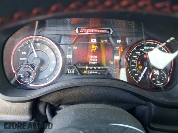 2022 Ram 1500 Rebel z VIN 1C6SRFLT4NN158883, wystawiony jako Copart lot #69117124 z przebiegiem 45 447 mil mil oraz Czysty tytuł • Clean title. Historia ofert i sprzedaży dostępna na DreamBid. Obrazek 9.