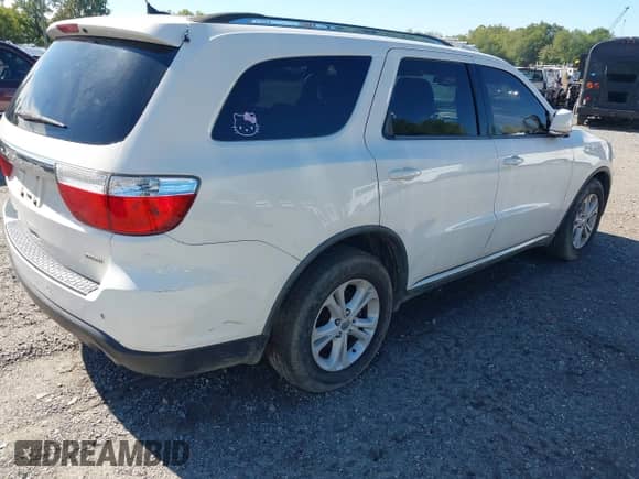 2011 Dodge Durango Crew with VIN 1D4SE4GTXBC638777, listed as a IAAI auction lot 43175719 with 129,715 mi miles and . Bid and sale history available at DreamBid. Image 4.