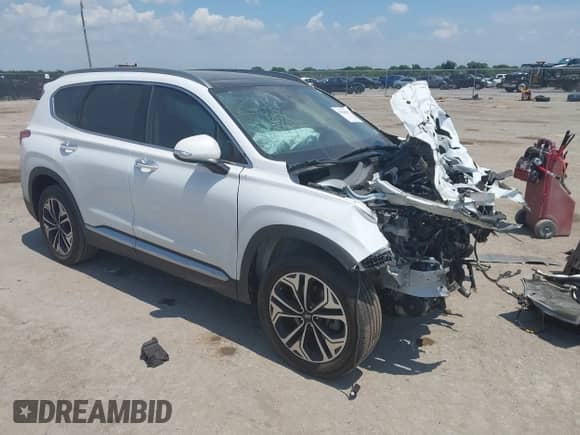 2019 Hyundai Santa Fe Ultimate с VIN 5NMS53AA5KH127316, выставлен на аукционе IAAI как лот 42964812 с пробегом 58 771 миль миль и . История ставок и продаж доступна на DreamBid. Изображение 1.