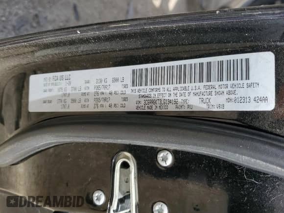 2020 Ram 1500 Tradesman z VIN 3C6RR6KT3LG134192, wystawiony jako Copart lot #47568135 z przebiegiem 76 529 mil mil oraz Szkoda całkowita • Salvage title. Historia ofert i sprzedaży dostępna na DreamBid. Obrazek 13.