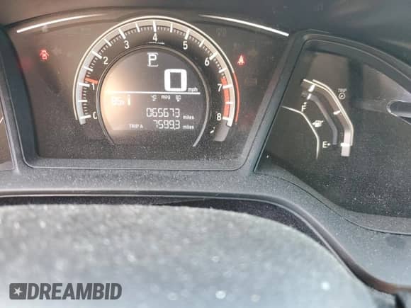 2016 Honda Civic LX с VIN 19XFC2F54GE226219, выставлен на аукционе Copart как лот 85080115 с пробегом 65 673 миль миль и Списание • Salvage title. История ставок и продаж доступна на DreamBid. Изображение 9.