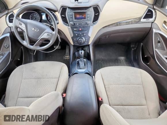 2017 Hyundai Santa Fe 2.4L with VIN 5XYZT3LB5HG448642, listed as a Copart auction lot 80009615 with 127,798 mi miles and Salvage title. Bid and sale history available at DreamBid. Image 8.