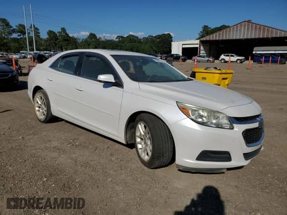 2015 Chevrolet Malibu LT with VIN 1G11C5SL7FF249586, listed as a Copart auction lot 81039515 with 120,585 mi miles and Salvage title. Bid and sale history available at DreamBid. Image 4.