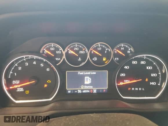2019 Chevrolet Silverado 1500 RST with VIN 1GCRYEEDXKZ197301, listed as a Copart auction lot 82302595 with 68,594 mi miles and Salvage title. Bid and sale history available at DreamBid. Image 9.