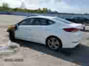 2017 Hyundai Elantra Limited with VIN 5NPD84LF3HH095573, listed as a Copart auction lot 71977635 with Not provided miles and Salvage title. Bid and sale history available at DreamBid. Image 2.