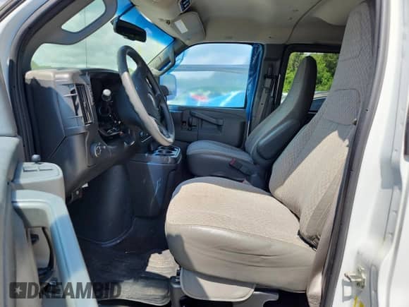 2017 Chevrolet Express Passenger LT with VIN 1GAZGPFG1H1173427, listed as a Copart auction lot 61748355 with Not provided miles and Salvage title. Bid and sale history available at DreamBid. Image 7.