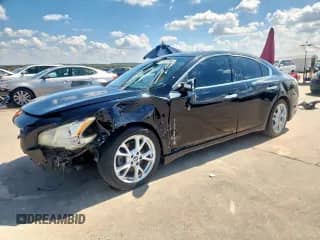 2012 Nissan Maxima SV z VIN 1N4AA5AP4CC869378, wystawiony jako Copart lot #81452545 z przebiegiem 159 830 mil mil oraz Szkoda całkowita • Salvage title. Historia ofert i sprzedaży dostępna na DreamBid. Obrazek 1.