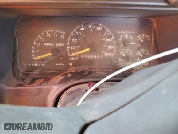 1998 GMC Sierra 1500 z VIN 1GTEC14W2WZ523039, wystawiony jako Copart lot #79906003 z przebiegiem 427 209 mil mil oraz Szkoda całkowita • Salvage title. Historia ofert i sprzedaży dostępna na DreamBid. Obrazek 9.