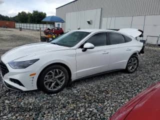 2023 Hyundai Sonata SEL with VIN KMHL64JAXPA302907, listed as a Copart auction lot 80400825 with 22,027 mi miles and Salvage title. Bid and sale history available at DreamBid. Image 1.