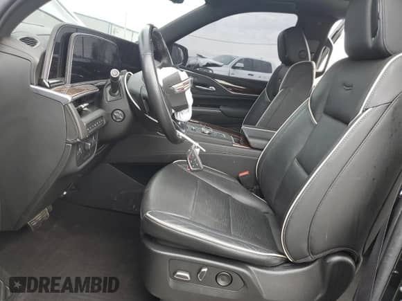 2022 Cadillac Escalade Premium Luxury с VIN 1GYS4CKL6NR180040, выставлен на аукционе Copart как лот 42239625 с пробегом 29 100 миль миль и Списание • Salvage title. История ставок и продаж доступна на DreamBid. Изображение 7.