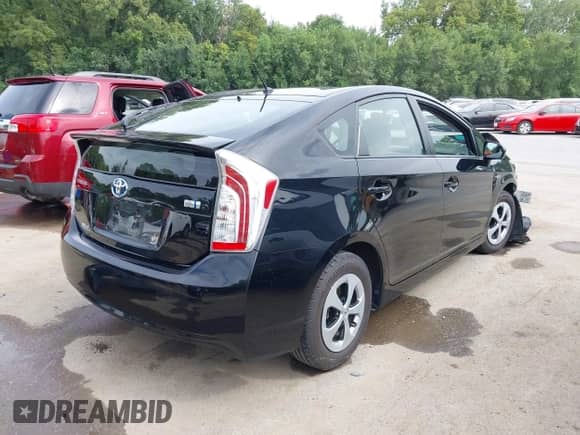 2012 Toyota Prius One with VIN JTDKN3DU6C0335504, listed as a IAAI auction lot 43093854 with 170,074 mi miles and . Bid and sale history available at DreamBid. Image 4.