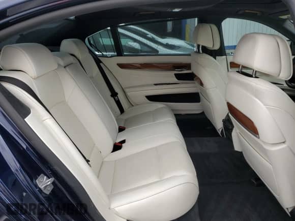 2015 BMW 7 Series 750Li xDrive with VIN WBAYF8C57FD654192, listed as a Copart auction lot 55818865 with 130,778 mi miles and Salvage title. Bid and sale history available at DreamBid. Image 10.