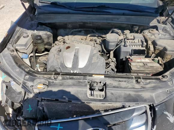 2011 Hyundai Santa Fe Limited with VIN 5XYZK4AG7BG024443, listed as a Copart auction lot 64690235 with 263,805 mi miles and Salvage title. Bid and sale history available at DreamBid. Image 12.