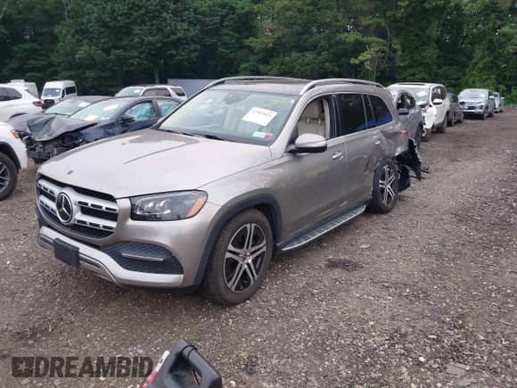 2020 Mercedes-Benz GLS 450 with VIN 4JGFF5KE2LA157098, listed as a IAAI auction lot 42903015 with 61,766 mi miles and . Bid and sale history available at DreamBid. Image 18.