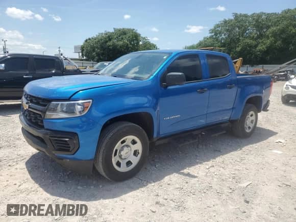 2022 Chevrolet Colorado 2WD Work Truck z VIN 1GCGSBEN1N1327002, wystawiony jako Copart lot #60754955 z przebiegiem 91 888 mil mil oraz Szkoda całkowita • Salvage title. Historia ofert i sprzedaży dostępna na DreamBid. Obrazek 1.