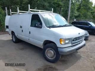 2001 Ford Econoline Cargo with VIN 1FTNE24221HA70312, listed as a IAAI auction lot 42944126 with 242,491 mi miles and . Bid and sale history available at DreamBid. Image 1.