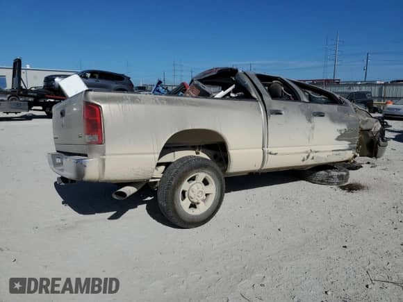 2005 Dodge 2500 SLT with VIN 3D7KR28C45G727708, listed as a Copart auction lot 69037894 with Not provided miles and Salvage title. Bid and sale history available at DreamBid. Image 3.