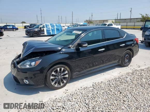 2017 Nissan Sentra SR with VIN 3N1AB7AP4HY400375, listed as a Copart auction lot 72025235 with 101,110 mi miles and Salvage title. Bid and sale history available at DreamBid. Image 1.