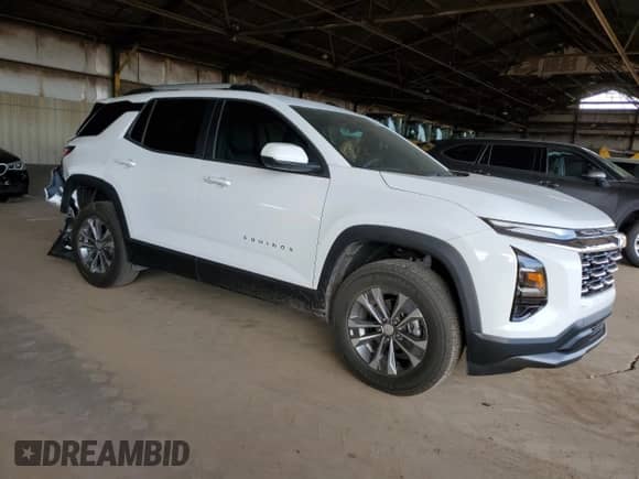 2025 Chevrolet Equinox FWD LT с VIN 3GNAXHEG7SL129337, выставлен на аукционе Copart как лот 82441924 с пробегом 2 633 миль миль и Списание • Salvage title. История ставок и продаж доступна на DreamBid. Изображение 4.