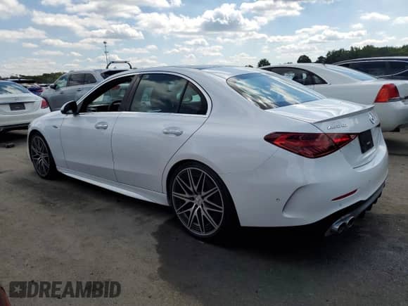 2023 Mercedes-Benz C 43 AMG с VIN W1KAF8HBXPR074559, выставлен на аукционе Copart как лот 70691195 с пробегом 20 669 миль миль и Списание • Salvage title. История ставок и продаж доступна на DreamBid. Изображение 2.