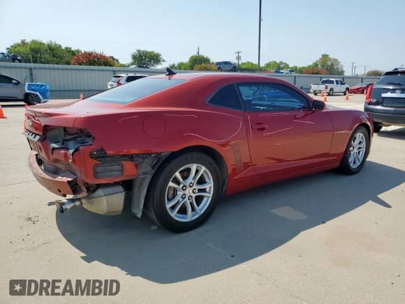 2015 Chevrolet Camaro LS z VIN 2G1FB1E3XF9195674, wystawiony jako Copart lot #71864935 z przebiegiem 181 818 mil mil oraz Szkoda całkowita • Salvage title. Historia ofert i sprzedaży dostępna na DreamBid. Obrazek 3.