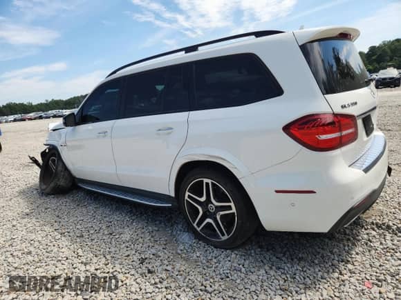 2018 Mercedes-Benz GLS 550 with VIN 4JGDF7DE7JB130146, listed as a Copart auction lot 70267295 with 57,157 mi miles and Salvage title. Bid and sale history available at DreamBid. Image 2.