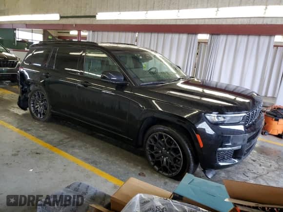 2023 Jeep Grand Cherokee Summit с VIN 1C4RJKEG9P8845754, выставлен на аукционе Copart как лот 43276445 с пробегом 34 844 миль миль и Списание • Salvage title. История ставок и продаж доступна на DreamBid. Изображение 4.