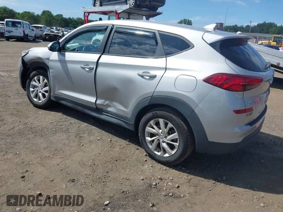 2020 Hyundai Tucson SE with VIN KM8J2CA46LU160054, listed as a IAAI auction lot 43028680 with 51,108 mi miles and . Bid and sale history available at DreamBid. Image 3.