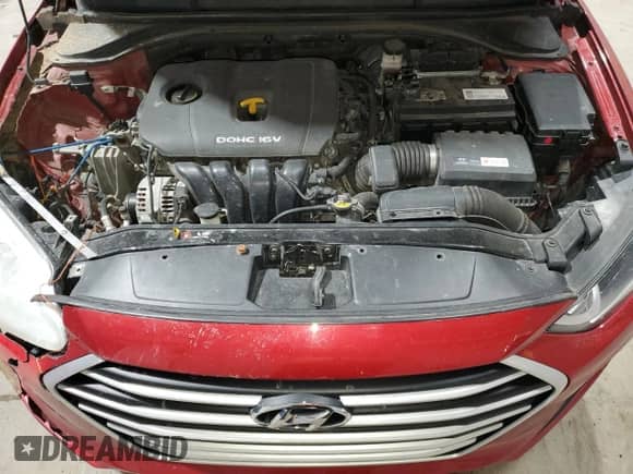 2017 Hyundai Elantra Limited with VIN 5NPD84LF0HH128710, listed as a Copart auction lot 41853785 with 76,717 mi miles and Clean title. Bid and sale history available at DreamBid. Image 11.
