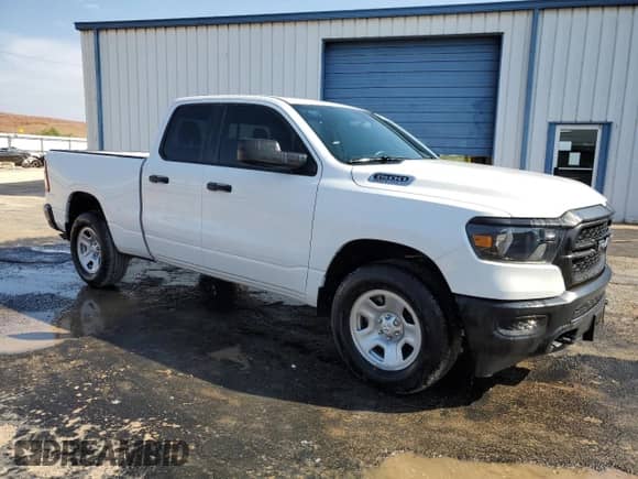 2024 Ram 1500 Tradesman z VIN 1C6SRFCT6RN127544, wystawiony jako Copart lot #58069864 z przebiegiem 28 mil mil oraz Czysty tytuł • Clean title. Historia ofert i sprzedaży dostępna na DreamBid. Obrazek 4.