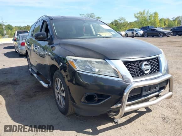 2014 Nissan Pathfinder Platinum with VIN 5N1AR2MM2EC667527, listed as a IAAI auction lot 43372234 with 108,581 mi miles and . Bid and sale history available at DreamBid. Image 6.