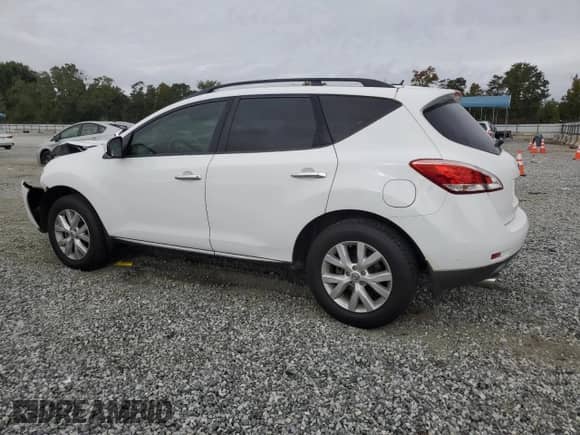 2013 Nissan Murano SL with VIN JN8AZ1MU3DW209852, listed as a Copart auction lot 82254865 with 122,694 mi miles and Salvage title. Bid and sale history available at DreamBid. Image 2.