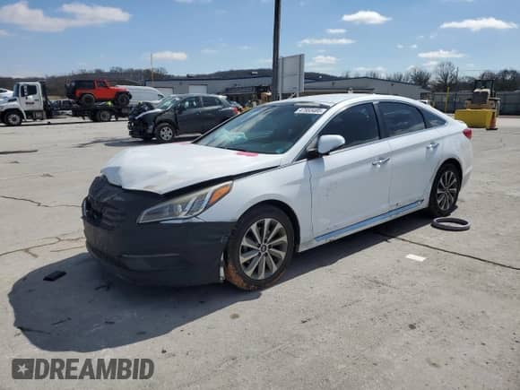 2015 Hyundai Sonata Sport с VIN 5NPE34AF2FH215284, выставлен на аукционе Copart как лот 47953485 с пробегом 127 280 миль миль и Списание • Salvage title. История ставок и продаж доступна на DreamBid. Изображение 1.