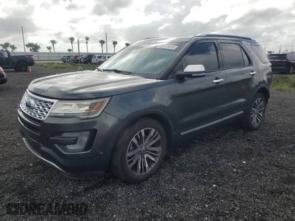 2017 Ford Explorer Platinum с VIN 1FM5K8HT9HGC45259, выставлен на аукционе Copart как лот 85172015 с пробегом 93 932 миль миль и Списание • Salvage title. История ставок и продаж доступна на DreamBid. Изображение 1.