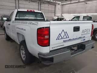 2018 Chevrolet Silverado 1500 Work Truck z VIN 1GCNCNEH4JZ203608, wystawiony jako IAAI lot #42346801 z przebiegiem 98 423 mil mil oraz . Historia ofert i sprzedaży dostępna na DreamBid. Obrazek 3.