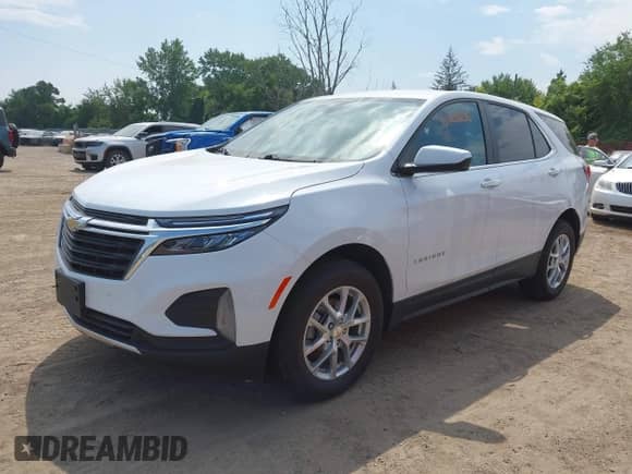 2024 Chevrolet Equinox LT с VIN 3GNAXTEG0RS214555, выставлен на аукционе IAAI как лот 42912606 с пробегом 39 589 миль миль и . История ставок и продаж доступна на DreamBid. Изображение 2.