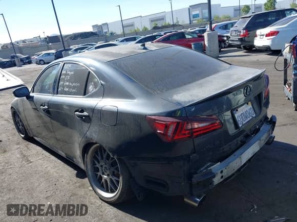 2008 Lexus IS 350 with VIN JTHBE262682015664, listed as a IAAI auction lot 42690798 with 156,643 mi miles and . Bid and sale history available at DreamBid. Image 15.