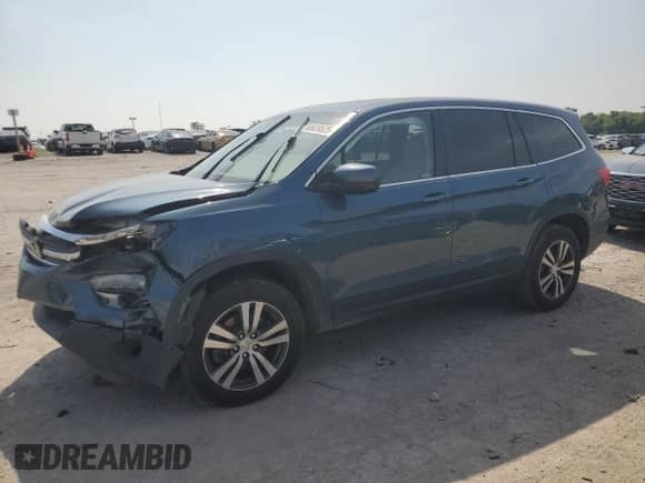 2018 Honda Pilot EX-L z VIN 5FNYF6H80JB025207, wystawiony jako Copart lot #65639525 z przebiegiem Nie podano mil oraz Szkoda całkowita • Salvage title. Historia ofert i sprzedaży dostępna na DreamBid. Obrazek 1.