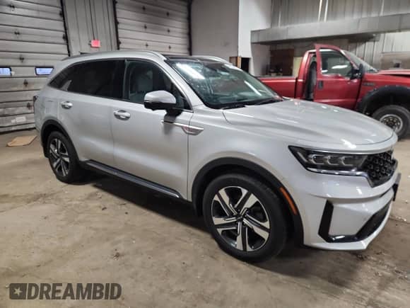 2022 Kia Sorento SX Prestige with VIN KNDRMDLH3N5080747, listed as a Copart auction lot 82284125 with 89,761 mi miles and Non repairable. Bid and sale history available at DreamBid. Image 4.
