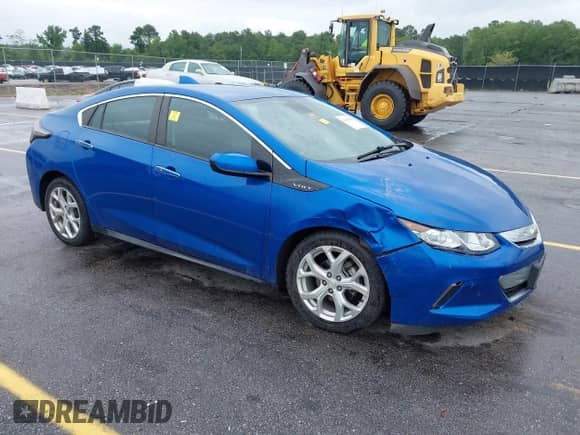 2016 Chevrolet Volt Premier with VIN 1G1RD6S52GU129196, listed as a IAAI auction lot 42400786 with 79,609 mi miles and . Bid and sale history available at DreamBid. Image 1.