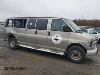 2001 Chevrolet Express z VIN 1GAHG39R011123173, wystawiony jako Copart lot #81232074 z przebiegiem 109 829 mil mil oraz Szkoda całkowita • Salvage title. Historia ofert i sprzedaży dostępna na DreamBid. Obrazek 4.