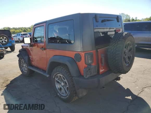 2009 Jeep Wrangler X with VIN 1J4FA24129L734571, listed as a Copart auction lot 80248645 with 278,691 mi miles and Salvage title. Bid and sale history available at DreamBid. Image 2.